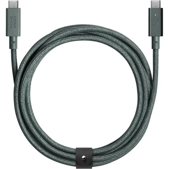 Native union belt cable pro 240w (usb-c to usb-c) _ slate Green